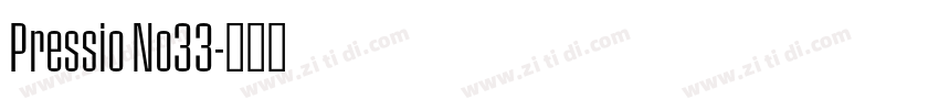 Pressio No33字体转换